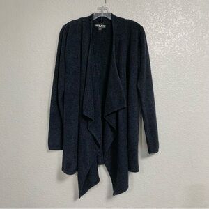 Barefoot Dreams Cardigan Sweater Womens L XL Bamboo Chic Lite Calypso Open Wrap